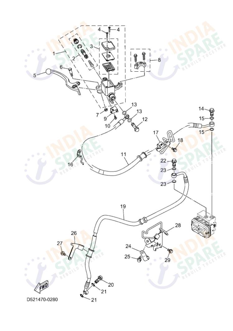 FRONT MASTER CYLINDER